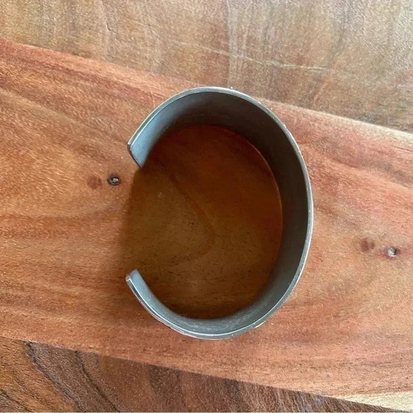 Tiffany & Co. Notes Collection Vintage Sterling Silver Cuff Bangle Bracelet 1997 - Picture 4 of 9